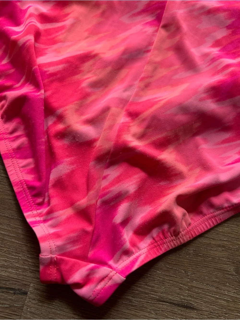 Nike Girls One Piece Swimsuit Youth XL 16 Multicolor Abstract Crossback